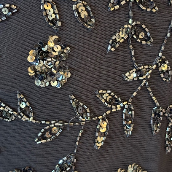 Aidan Mattox Blue Midnight Full Sequin Gown - Picture 12 of 12